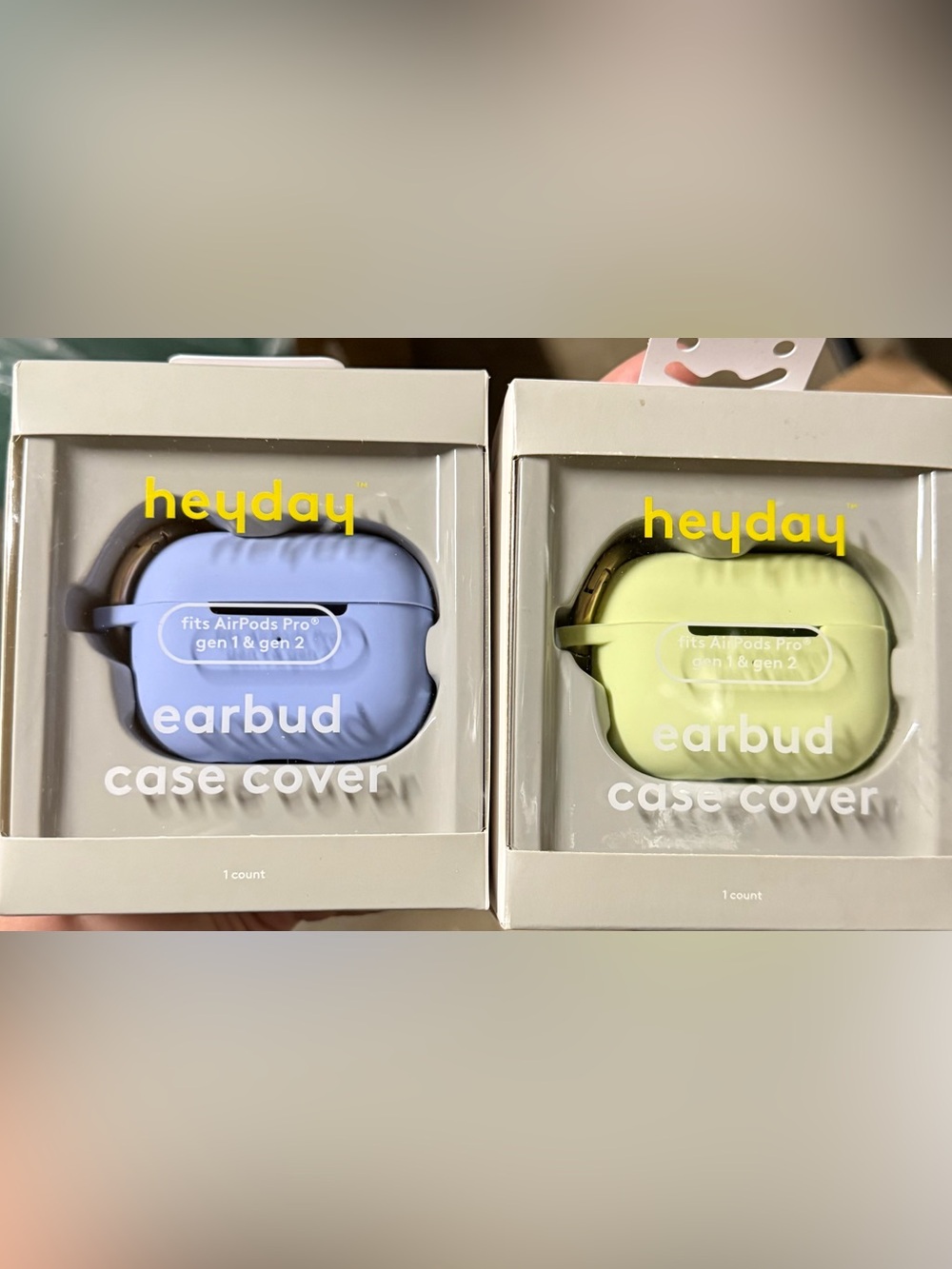 heyday Earbud Case Duo in Lavender and Lime